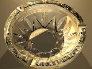 photorealistic ashtray high detail 3D Model