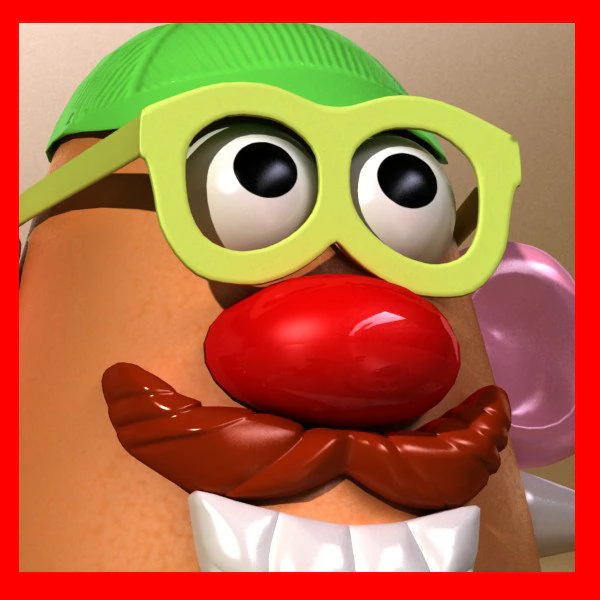 mister potato head toy 3D Model .c4d .max .obj .3ds .fbx .stl .blend 