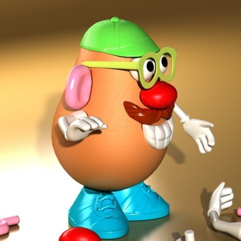 mister potato head toy Modello 3D