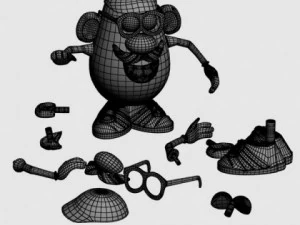 mister potato head toy 3D Model