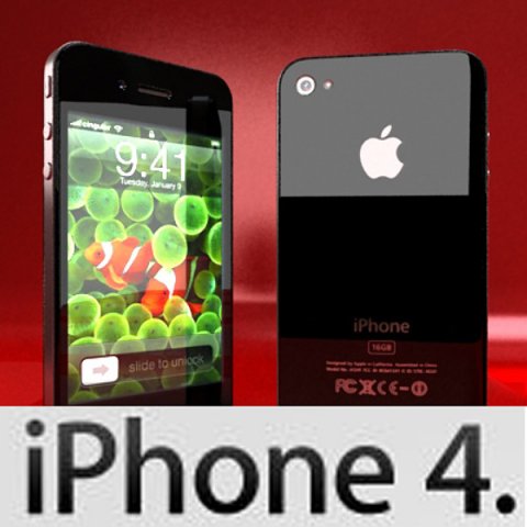 apple iphone 4 high detail realistic 3Dモデル .c4d .max .obj .3ds .fbx .stl .blend 