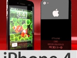 apple iphone 4 high detail realistic 3D Model