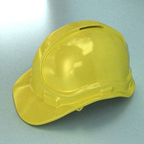 safety helmet 3D 模型 .c4d .max .obj .3ds .fbx .stl .blend 
