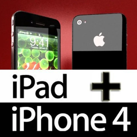 apple iphone 4 ipad alto detalhe realista Modelo 3D .c4d .max .obj .3ds .fbx .stl .blend 