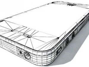 apple iphone 4 ipad alto detalhe realista Modelo 3D