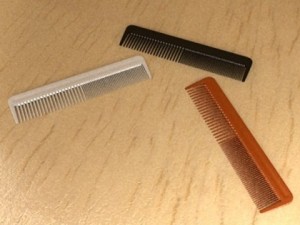 black comb high detail realistic Modelo 3D