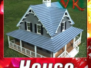 house vray scanline 3D Model
