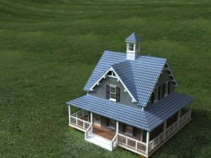 house vray scanline 3D Model