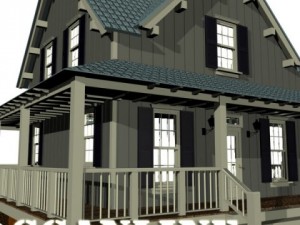 house vray scanline 3Dモデル