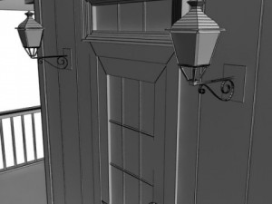 house vray scanline 3Dモデル