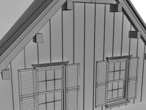 house vray scanline 3Dモデル