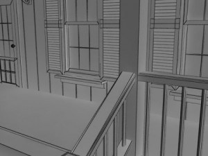 house vray scanline 3Dモデル
