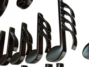 musical symbols 3D Model