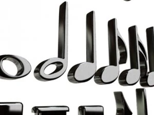 musical symbols 3D Model