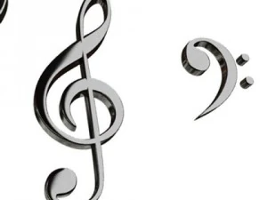 musical symbols 3D Model