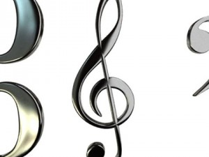 musical symbols 3D 模型