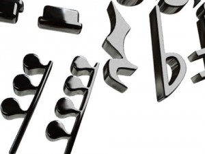 musical symbols 3D 模型