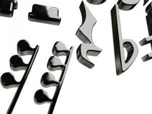 musical symbols 3D Model