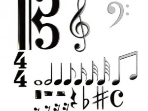 musical symbols 3D Model