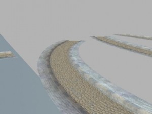 realistic old road high res 5000 x 3000 Modello 3D