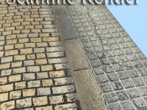 realistic old road high res 5000 x 3000 Modello 3D