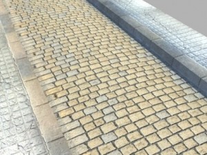 realistic old road high res 5000 x 3000 Modello 3D