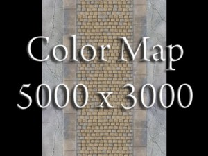 realistic old road high res 5000 x 3000 Modello 3D