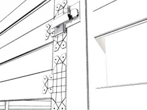 wooden fence high detail Modelo 3D