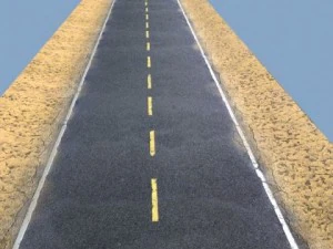realistic desert road high resolution 3D Model