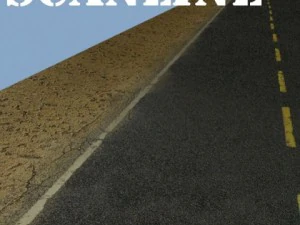 realistic desert road high resolution 3D Model