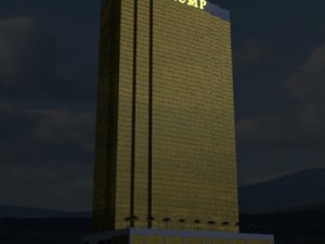 trump international hotel  high detailed Modelo 3D