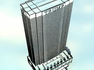 trump international hotel  high detailed Modelo 3D