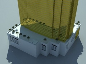 trump international hotel  high detailed Modelo 3D