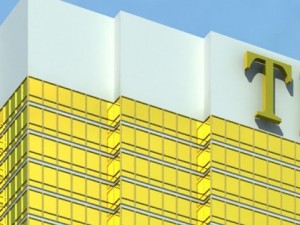 trump international hotel  high detailed Modelo 3D