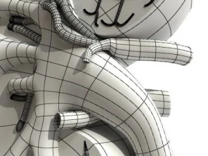 kidney anatomy  high detailed 3D Model