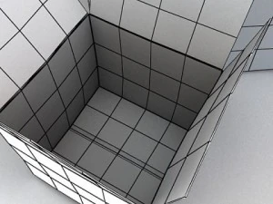 photoreal cardboard carton high res 3D Model