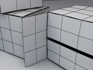 photoreal cardboard carton high res 3D Модель