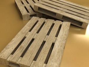 photorealistic wood pallet high res Modello 3D