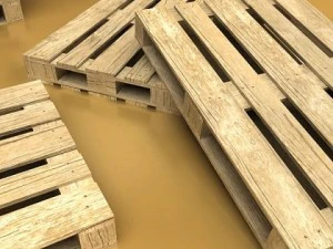 photorealistic wood pallet high res 3D Model