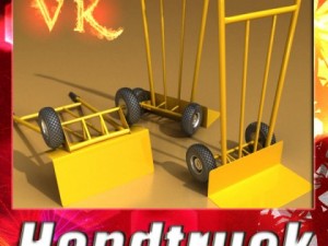 hand truck high res textures 3D-Modell