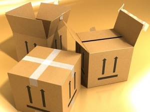 hand truck  cartons high res 3D-Modell