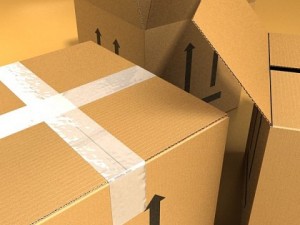 hand truck  cartons high res 3D-Modell