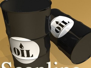metal oil drums  pallet high resolution Modello 3D