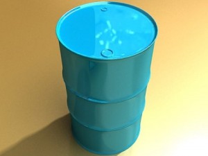 blue barrel pallet high resolution textures 3D 모델