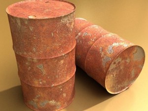 rusty barrel pallet high resolution textures Modelo 3D