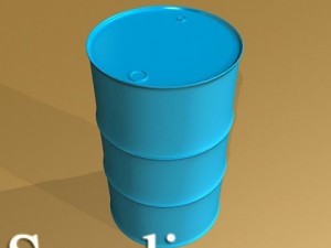 hand truck  55 gallon drums high res Model 3D