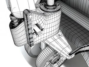 pallet jack high detail 3D Model