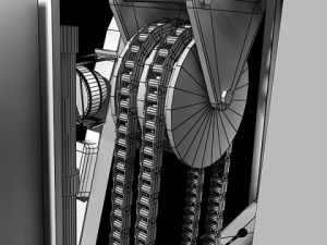 forklift high detail Modello 3D