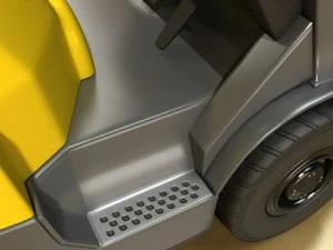lift truck pallet cartons  metal drums 3D Model