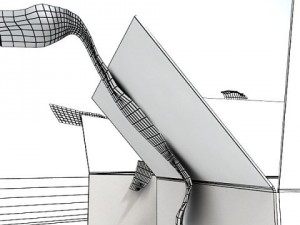 industrial shelving  props high detail Modello 3D